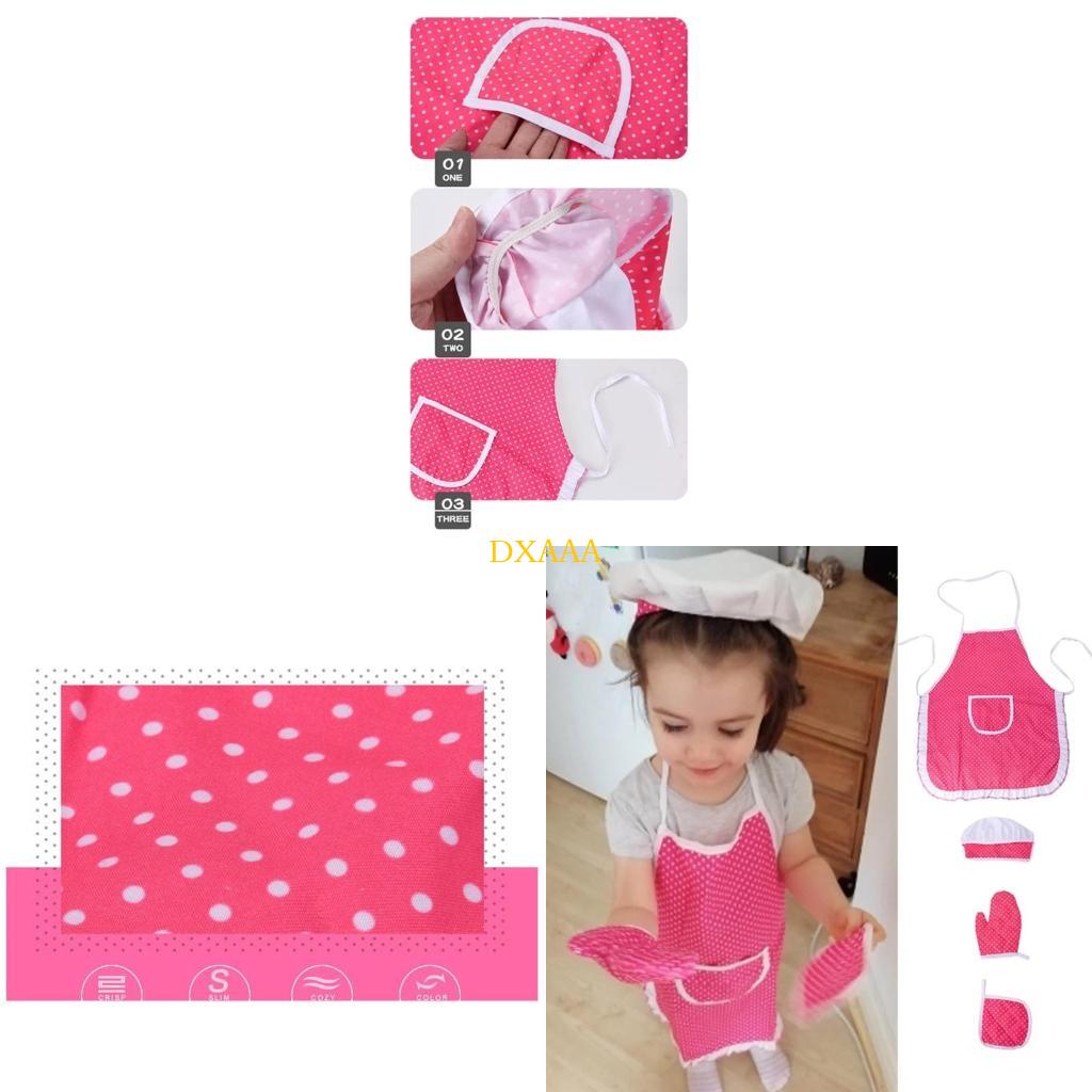 DXAA Chefs Costume Zestaw dla  – Kitchen Kids Baking Set recenzja i cena