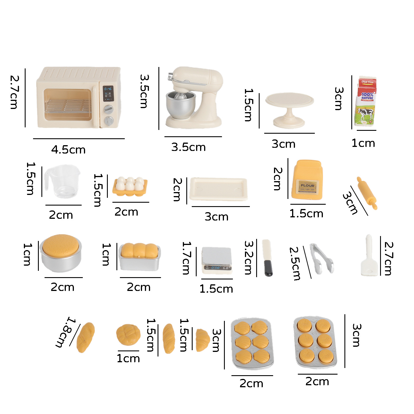 Miniaturowy zestaw do zabawy w – Baking Kitchen Set recenzja i cena